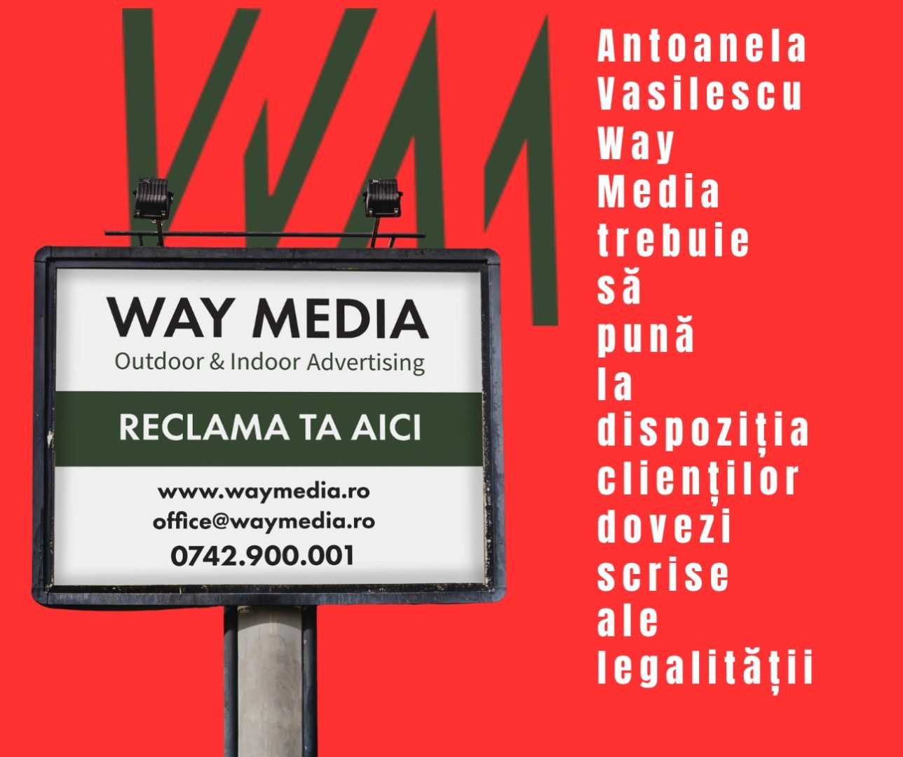 Way Advertise Production SRL și Radu Vasilescu: Steaguri publicitare ilegale în București